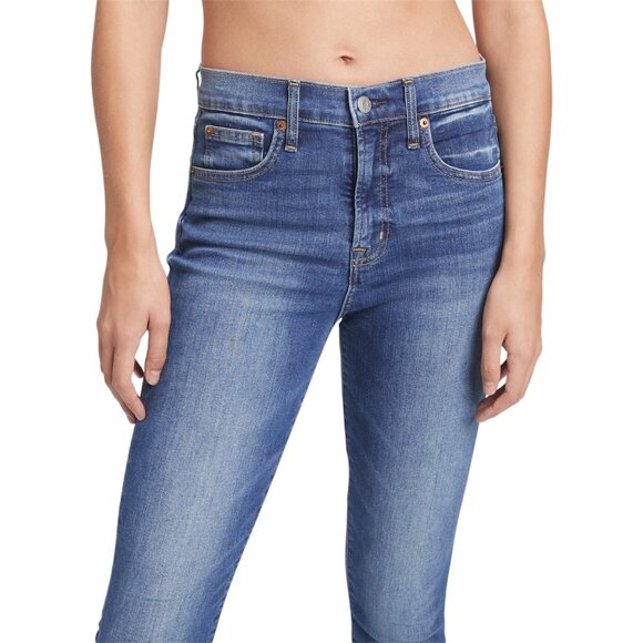 Gap High Rise True Skinny Denim Jeans in Medium Indigo Size 27 / 4 Short - Picture 10 of 12